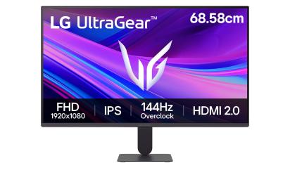 LG UltraGear™ G4 68.58 cm (27) 144Hz (overclock) FHD IPS Gaming Monitor | 27G411A with NVIDIA G-SYNC® compatible, SRGB 99% (Typ.) by LG : Colours available: Black