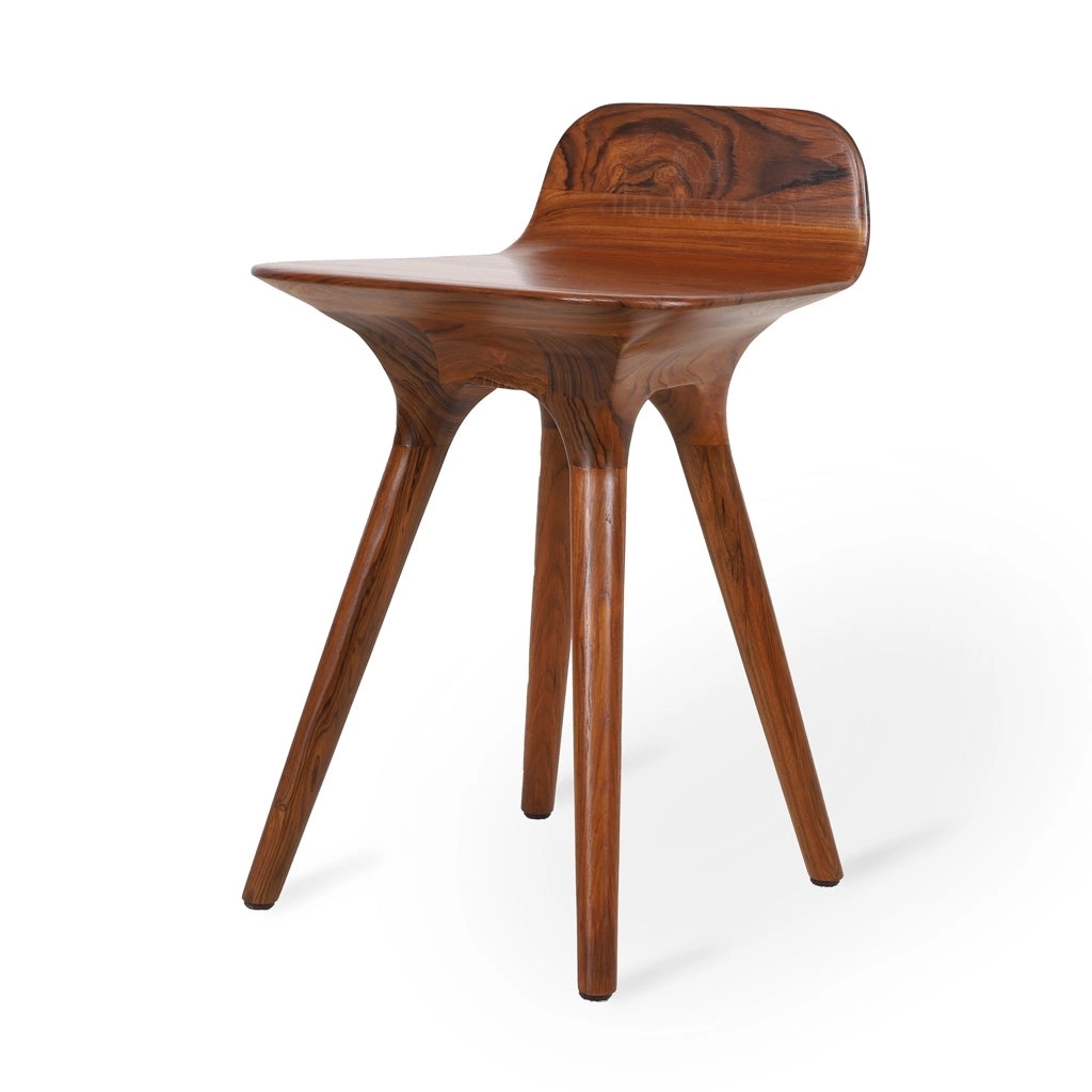 Alankaram Inalt Teak Dining Chair by Alankaram : Colours available: Brown 4 1