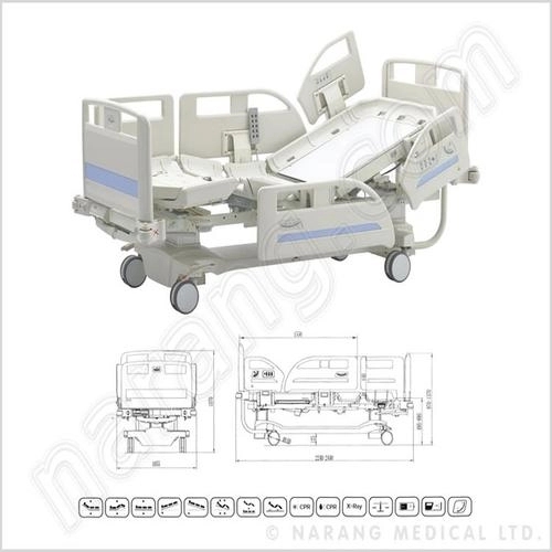 Narang Medical HF1042A : ICU Bed Electric 5 Function With Weighing Scale by Narang Medical Limited : Colours available: White