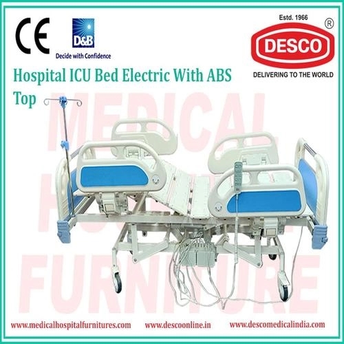 Desco ICU Bed Electric With ABS Top by Desco : Colours available: White