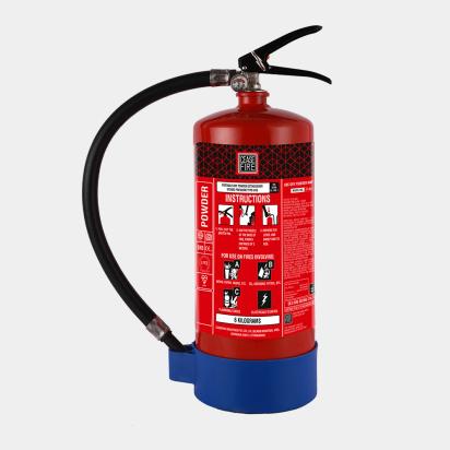 Ceasefire ABC Portable Powder Fire Extinguishers (Map 50) by Ceasefire : Colours available: Red 5 5