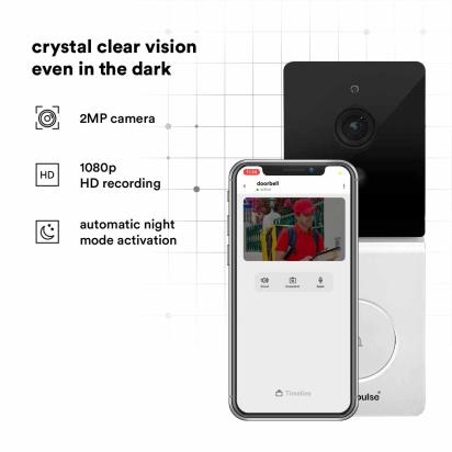 Zunpulse Guardian Smart Video Doorbell by Zunpulse 2 2