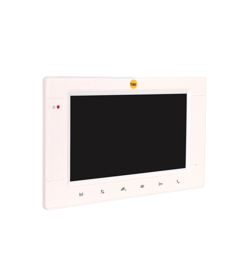 Yale JB 305 - E Video Door Phone with Two way communication, 7inch TFT LCD and Camera with Night Vision LEDs by Yale for Indoor, Outdoor : Colours available: White 6 8