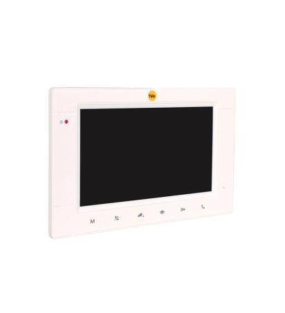 Yale JB 305 - E Video Door Phone with Two way communication, 7inch TFT LCD and Camera with Night Vision LEDs by Yale for Indoor, Outdoor : Colours available: White 6 8