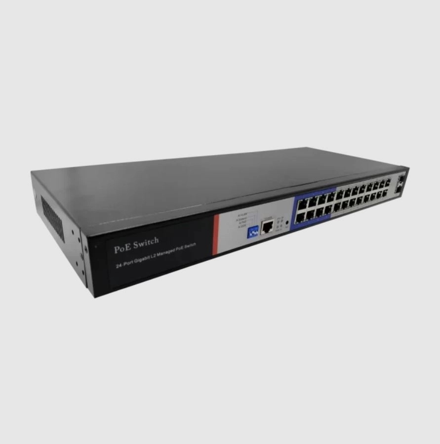 Trueview Port Layer 2 Managed AI PoE Switch by Trueview : Colours available: Black 2 2