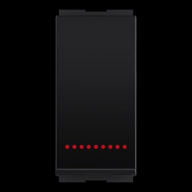 GM Modular Smart Switch 10AX 1 Way Switch with Indicator (LED) AA 1 002 - Electric Grey