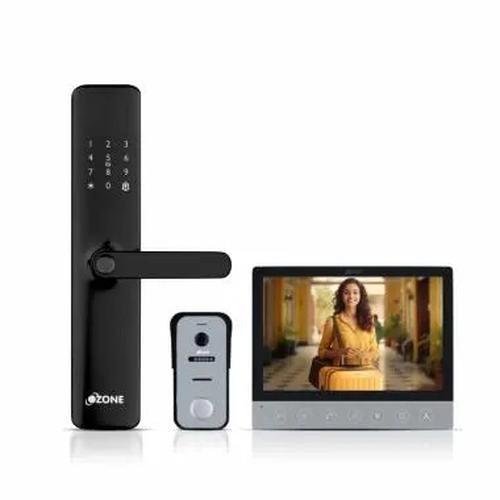 Ozone Smart Bluetooth External Lock and Video Door Phone Combo - OFDL-IRIS-VDP-OL-COMBO STD BLACK 1