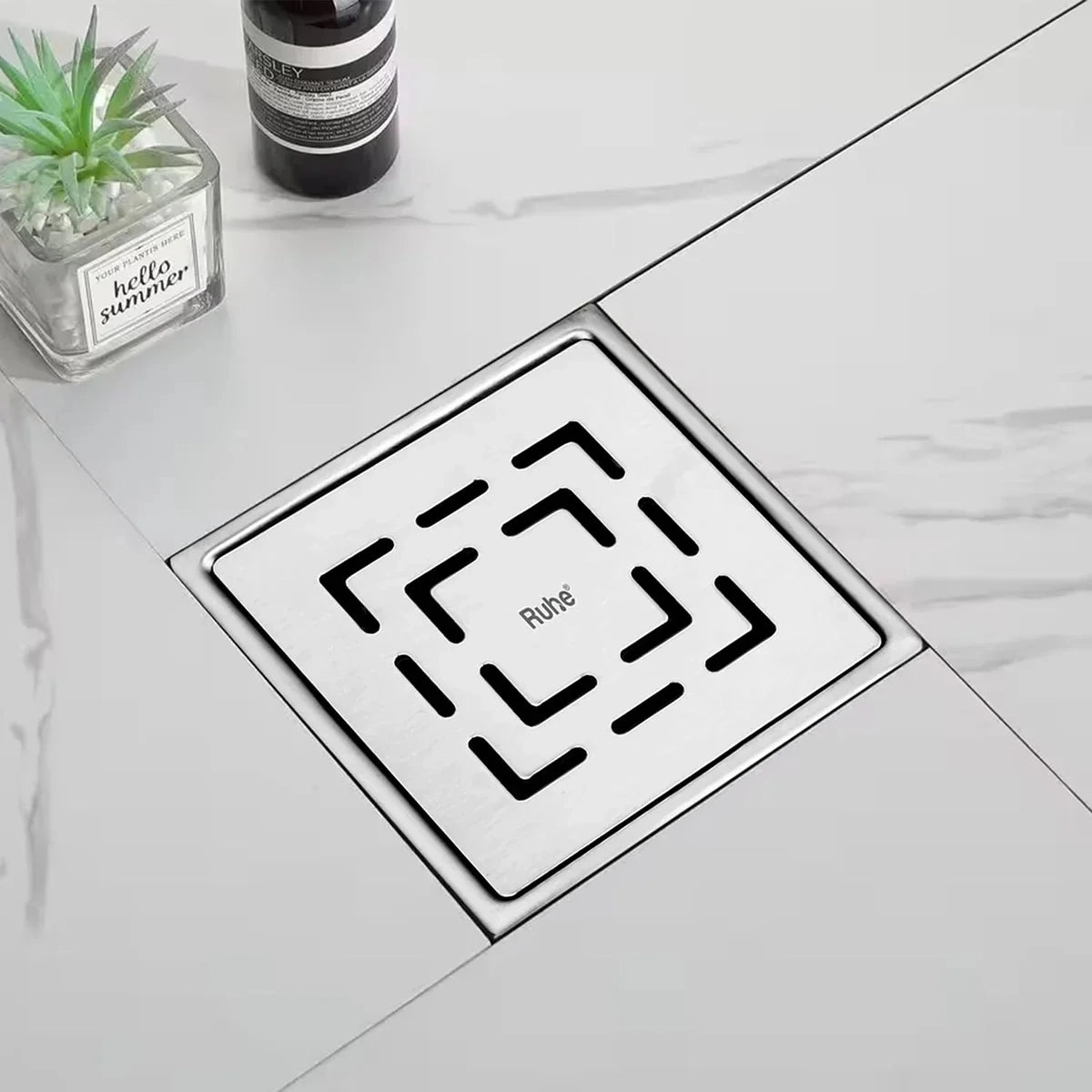 Ruhe Jupiter Square Premium Floor Drain 5 x 5 Inches by Ruhe 4 4