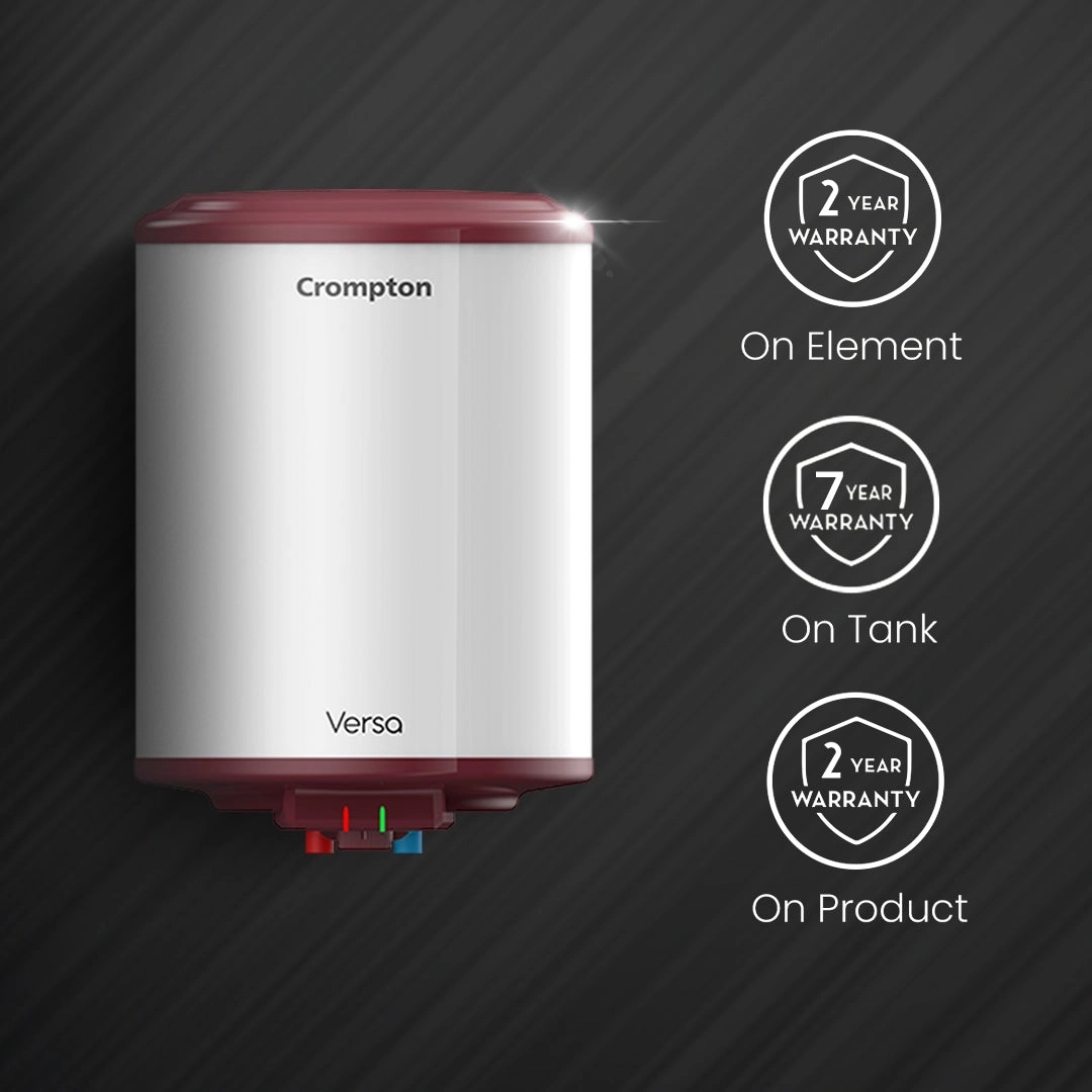 Crompton Versa Storage Water Heater - 15-L by Crompton : Colours available: White 2 3