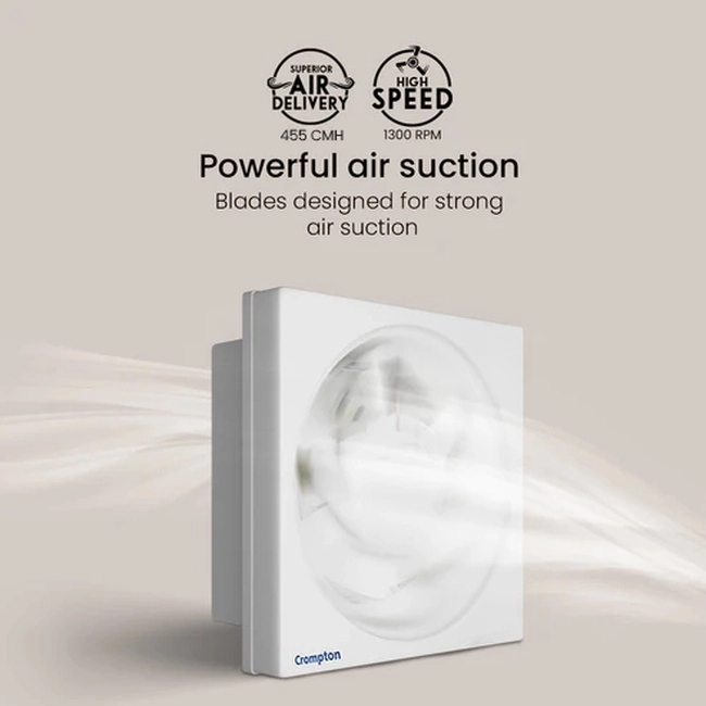 Crompton Ventilus Exhaust Fan by Crompton : Colours available: White 1 4