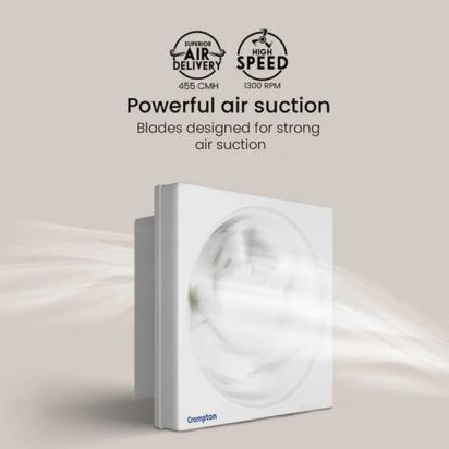 Crompton Ventilus Exhaust Fan by Crompton : Colours available: White 1 4