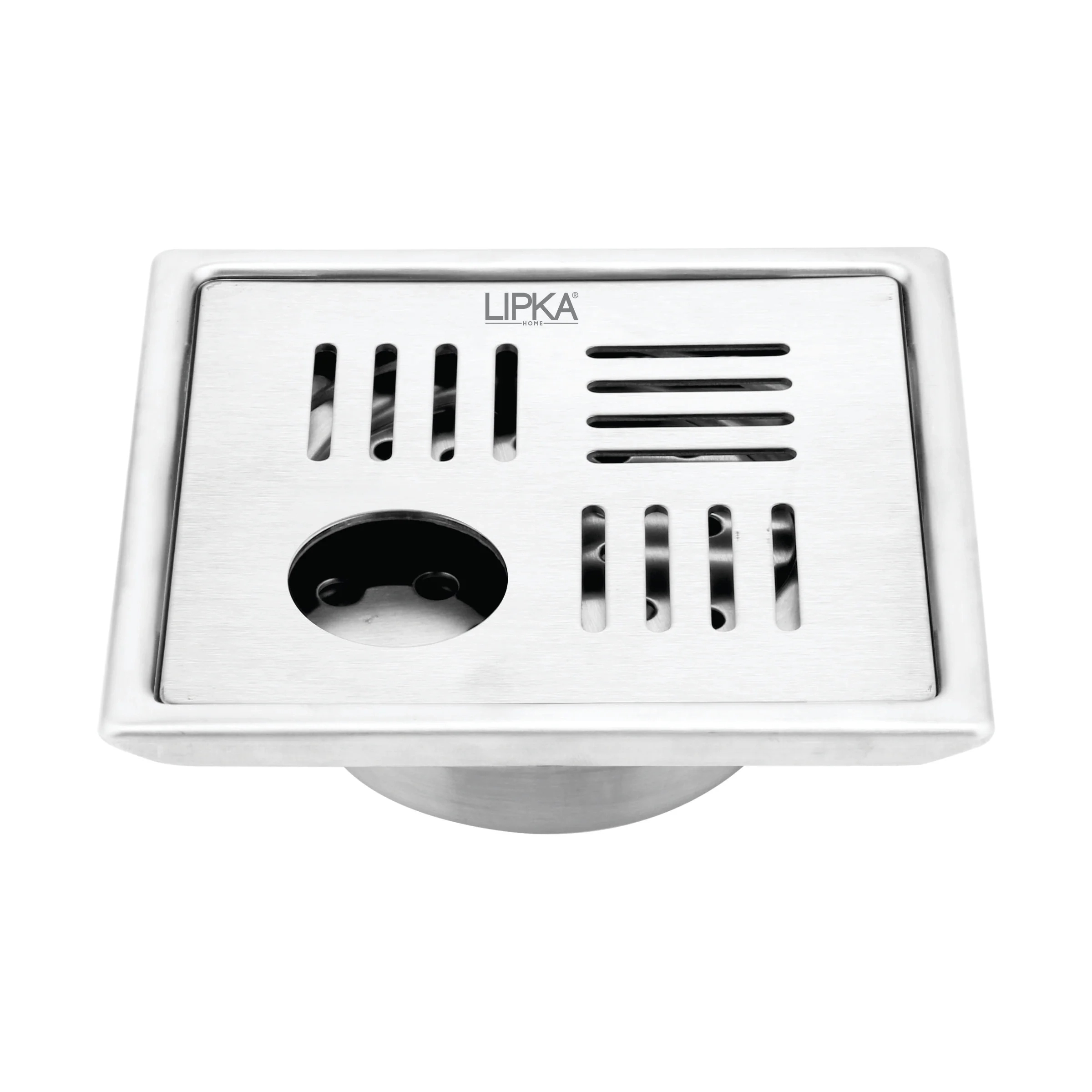 Lipka Pink Exclusive Square Floor Drain with Hole and Cockroach Trap by Lipka Home