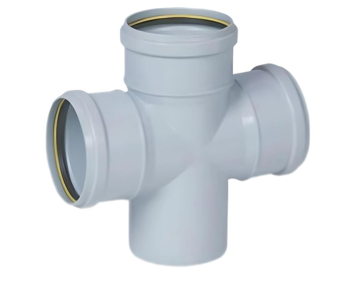 Truflo SWR Pipe Fitting Double Tee - SF41000110