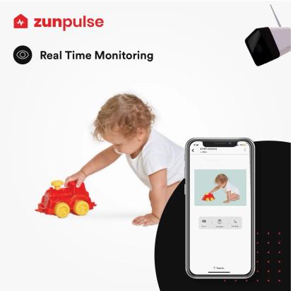 Zunpulse Smart Camera by Zunpulse for Indoor, Outdoor : Colours available: White 2 2