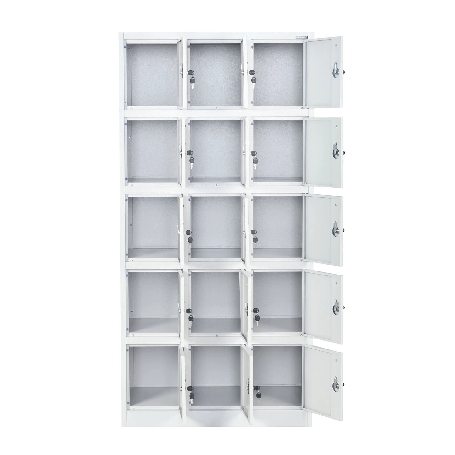 Nilkamal Magna 15 Personal Locker (Grey) by Nilkamal : Colours available: Grey 6 5