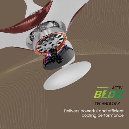 Crompton SilentPro Enso Smart BLDC Ceiling Fans - Silk White by Crompton : Colours available: White 6 2
