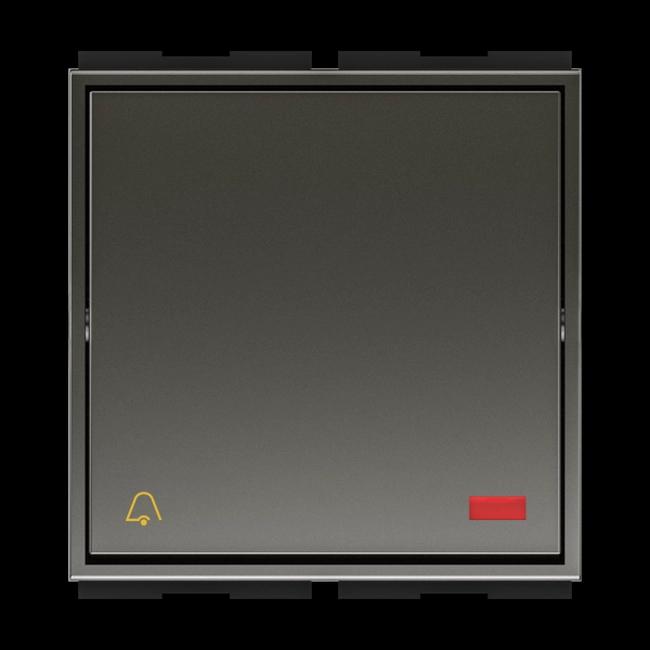 GM Modular Aer Nova Bell Push Switch with Indicator (LED) AA 2 650 - Graphite Magnesia