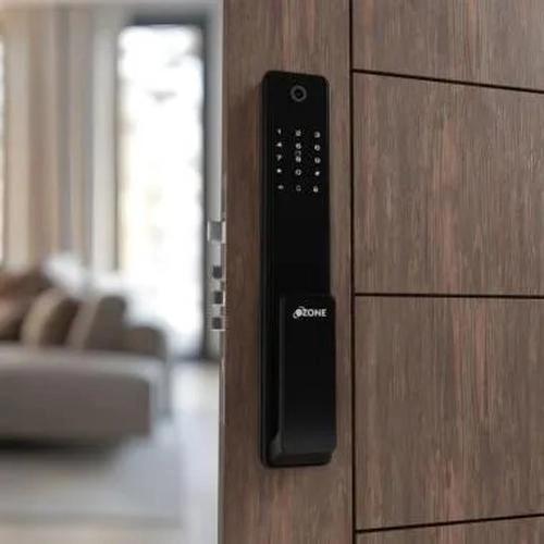 Ozone Smart Wi-Fi External Lock with Integrated HD Video Camera for Wooden & Metal Doos - OZ-FDL-02 LIFE NXT PLUS-i Black 2