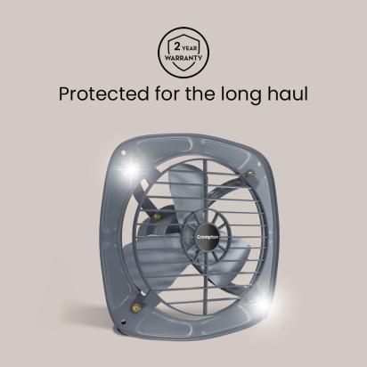 Crompton Fluxair Exhaust Fan by Crompton : Colours available: Grey 4 4
