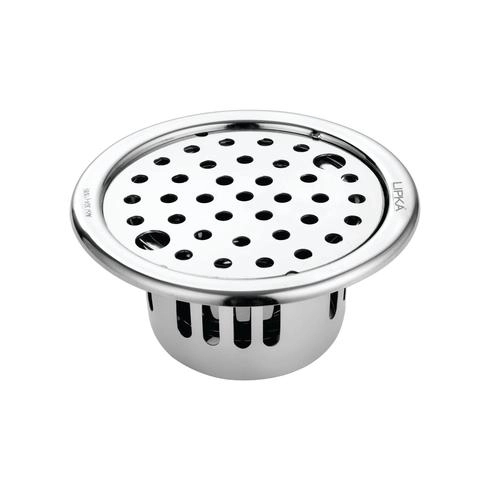 Lipka Round Floor Drain (5 inches) with Cockroach Trap & Lock