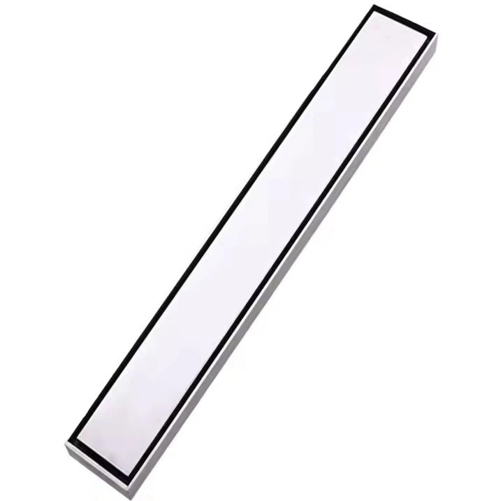 Aquieen 4x24 Inch Tile/Marble Insert Floor Grating / Drainer with Center Hole & Anti-Foul Cockroach Trap | SS304 Drainer with Matte Finish | Tile Drainer by Aquieen : Colours available: Chrome 4 6