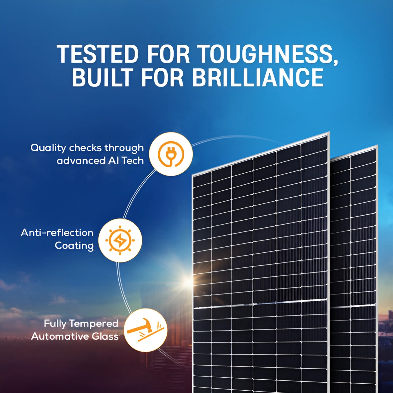 Luminous Lum 24585Tg144 Bi-Gl - Solar Panel by Luminous for Commercial, Home, Shops 3 4