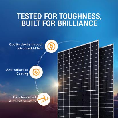 Luminous Lum 24585Tg144 Bi-Gl - Solar Panel by Luminous for Commercial, Home, Shops 3 4