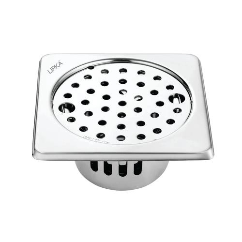 Lipka Square Floor Drain (6 x 6 Inches) with Lock and Cockroach Trap