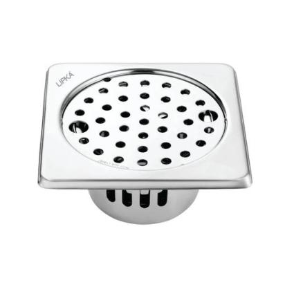 Lipka Square Floor Drain (6 x 6 Inches) with Lock and Cockroach Trap