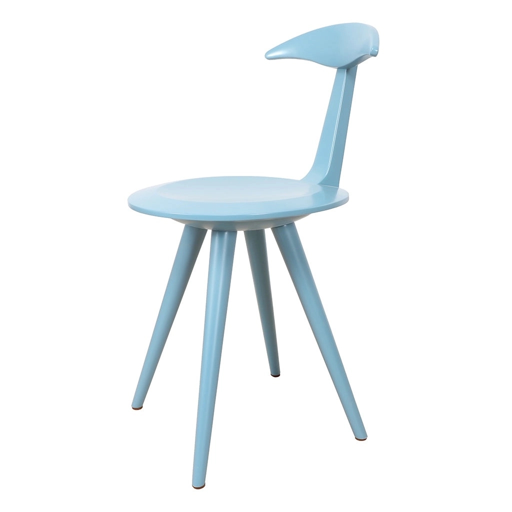 Alankaram Pratinu - Ash/Oak/Beech Dining Chair, PU by Alankaram : Colours available: LightSkyBlue 2 1