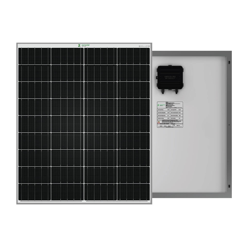 Zunpulse zunsolar 100 watt 12v mono perc solar panel by Zunpulse : Colours available: Black