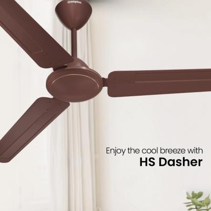 Crompton High Speed Dasher | Star Rated Ceiling Fan by Crompton : Colours available: Brown 1 1