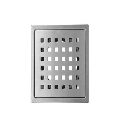 Aquieen 6x6 Inch Floor Grating / Drainer In Matte Finish | Arossa Design & SS304 Drainer | Anti-Clog & Drain Cover & Kitchen by Aquieen : Colours available: Chrome 1 2