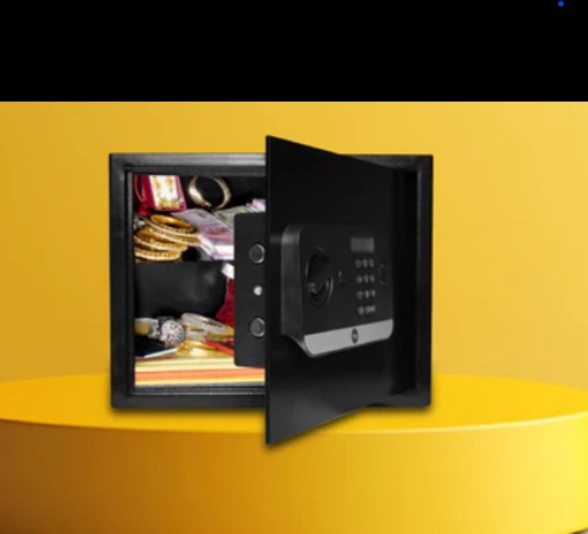 Yale Stellar 250 Biometric Safe Locker With Keypad- Medium by Yale : Colours available: Black 5 4